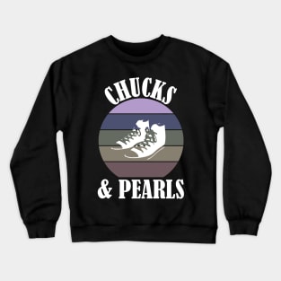 Chucks and Pearls Crewneck Sweatshirt